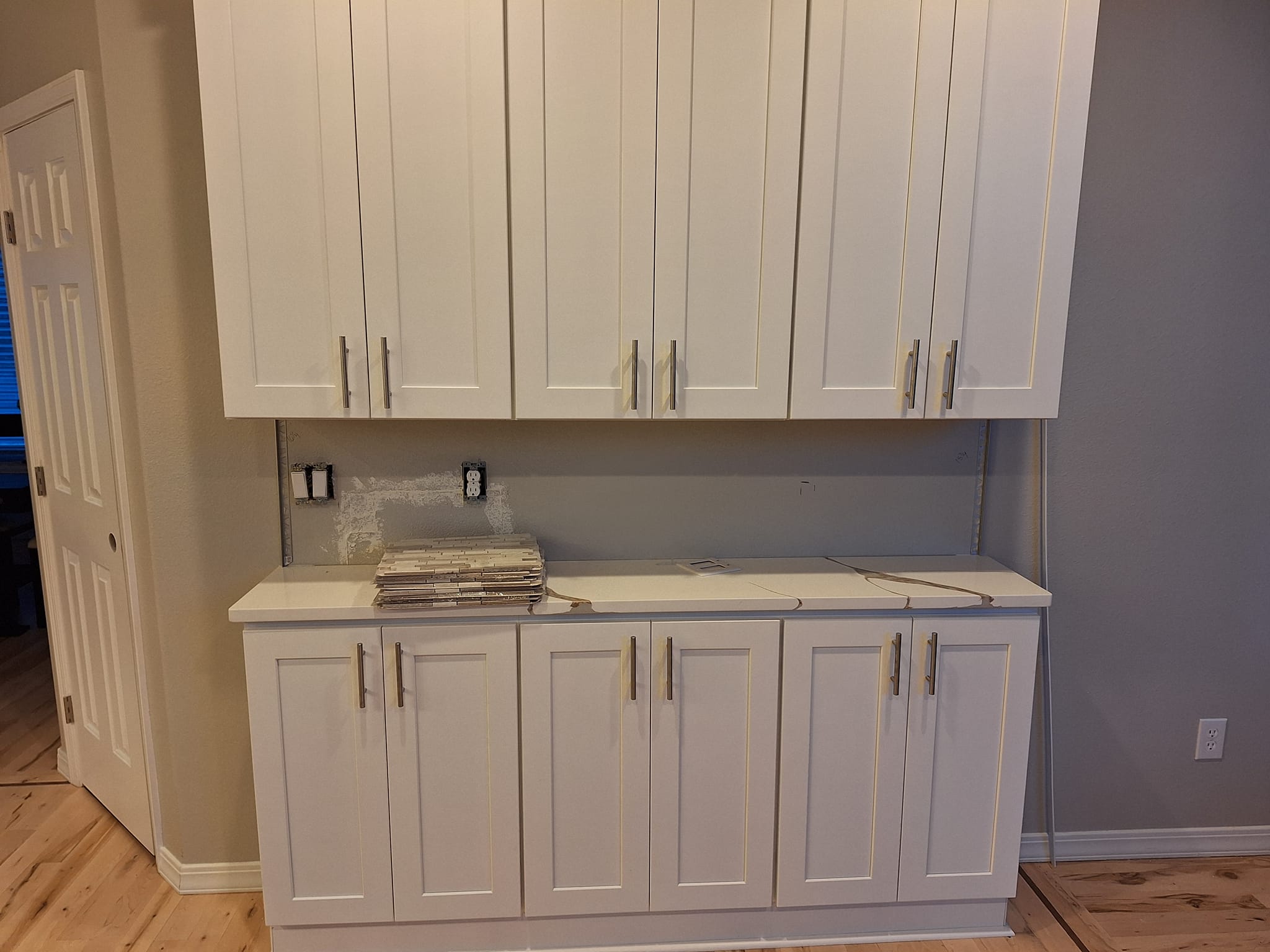 Kitchen cabinets before remodeling